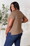 Basic Bae Full Size Round Neck Short Sleeve T-Shirt - Rosa Apparel