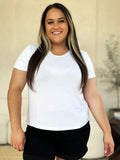 Basic Bae Full Size Round Neck Short Sleeve T-Shirt - Rosa Apparel