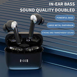 DZ-iTech Wireless Earbuds J8 Pro ANC ENC Double Noise Cancelling Headsets TWS BT5.3 - Rosa Apparel
