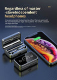 DZ-iTech Wireless Gaming TWS Earbuds S20, 1200mAh Battery, Mirror LCD Power Display - Rosa Apparel
