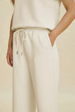 Double Take Full Size Collared Neck Short Sleeve Top and Pants Set - Rosa Apparel
