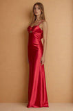 Dylan & Davids Satin Sweetheart Column Prom Dress 1504