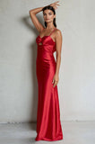Dylan & Davids Satin Sweetheart Column Prom Dress 1504
