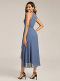 Ever Pretty Sleeveless Halter Neck A-Line High-Low Chiffon Dress