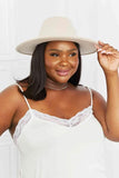 Fame Ride Along Fedora Faux Leather Belt Gold Buckle Hat - Rosa Apparel