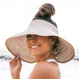 Foldable Bow Stripe Visor