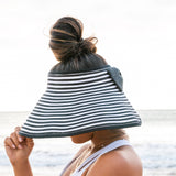 Foldable Bow Stripe Visor