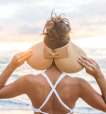 Foldable Wide Brim Bow Visor