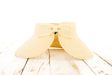 Foldable Wide Brim Bow Visor