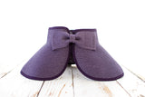 Foldable Wide Brim Bow Visor