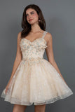 Juliet Baby Doll Floral Glitter Skirt Homecoming Cocktail Dress JT976L - Rosa Apparel