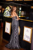 Juliet Beaded Fitted Strapless Gown JT2525L - Rosa Apparel