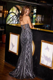 Juliet Beaded Fitted Strapless Gown JT2525L - Rosa Apparel