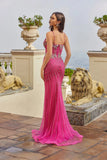 Juliet Beaded Mesh Mermaid Gown with Ornate Bodice JT2709T