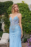 Juliet Beaded Mesh Mermaid Gown with Ornate Bodice JT2709T