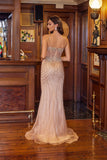 Juliet Beaded Mesh Mermaid Gown with Ornate Bodice JT2709T