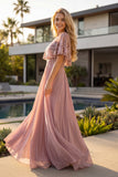 Juliet Beaded Two-Piece Draped Ruched Gown JTM21L