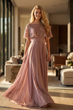 Juliet Beaded Two-Piece Draped Ruched Gown JTM21L