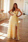 Juliet Print Sleeveless A-line Tiered Gown JT2508A - Rosa Apparel