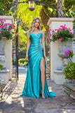 Juliet Rhinestone Strapless Gown with Starburst Design JT2679R Jade
