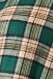 Mandy Plaid Collared Neck Long Sleeve Shirt - Rosa Apparel