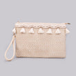 Naya Crochet Tassel Clutch