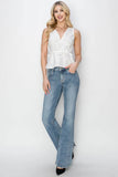 RISEN Full Size Mid Rise Bootcut Jeans - Rosa Apparel