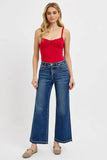 RISEN Full Size Tummy Control Bootcut Jeans Plus Size - Rosa Apparel