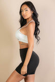 Racerback Cutout Sports Bra – Solid Activewear - Rosa Apparel