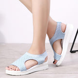 Stevvex Women's Breathable Mesh Comfort Walking Sandals ST85SH5344GFV