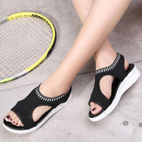 Stevvex Women's Breathable Mesh Comfort Walking Sandals ST85SH5344GFV