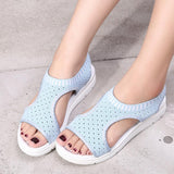 Stevvex Women's Breathable Mesh Comfort Walking Sandals ST85SH5344GFV