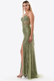 Sunburst Crystal beaded Vneck corset mermaid dress