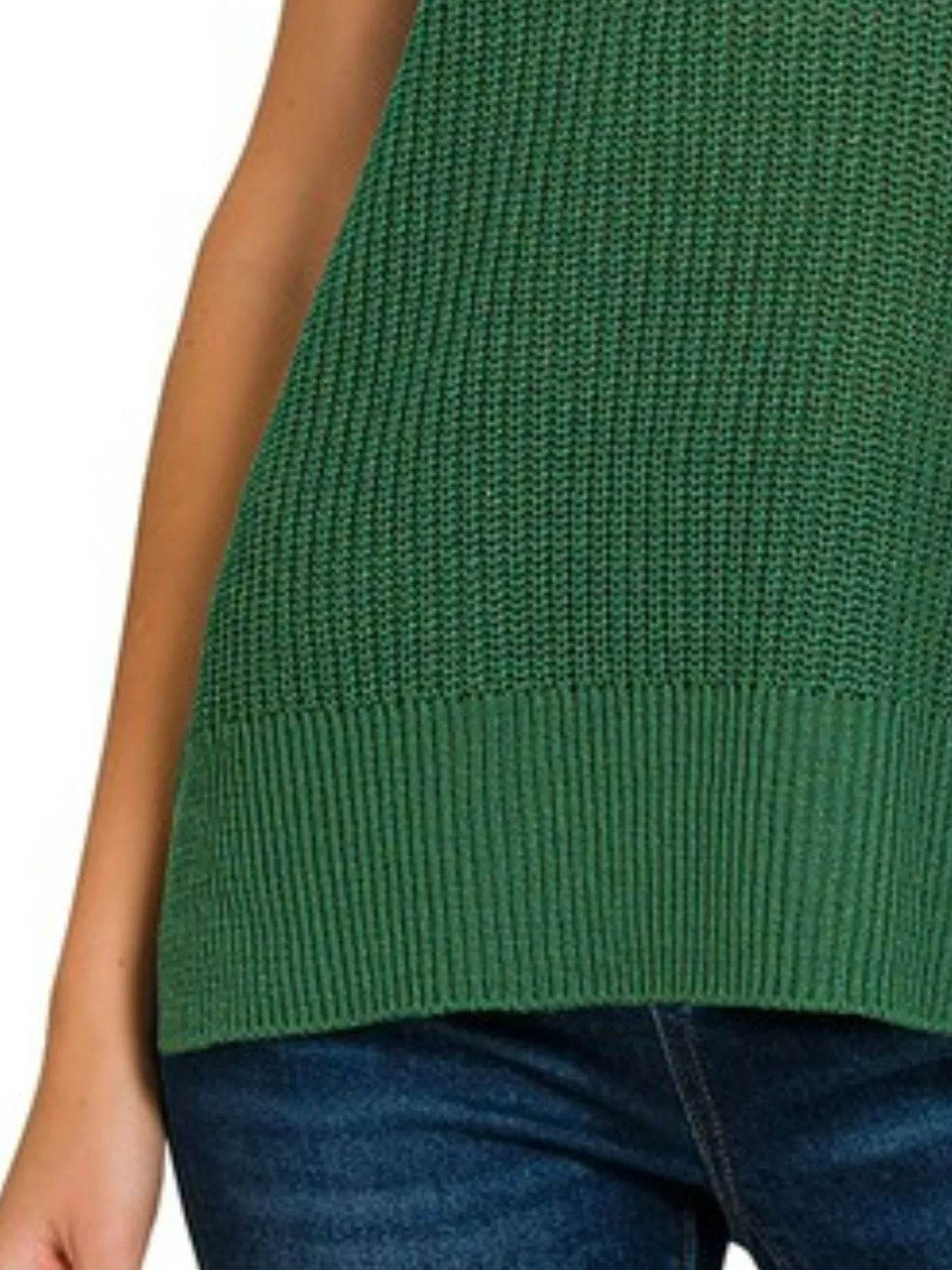 Zenana Oversized Crew Neck Sweater - Rosa Apparel