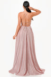 back lace up glitter gown for prom, quinceanera, special occasion